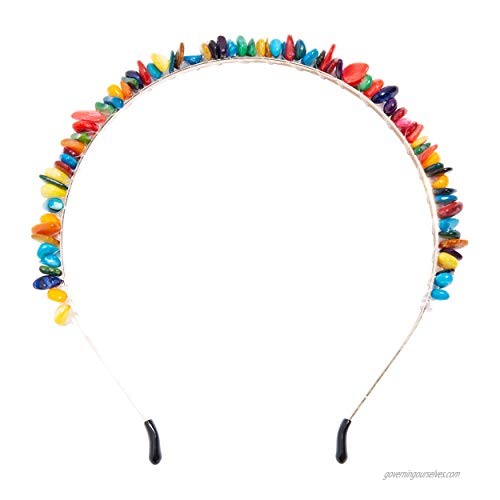 L. Erickson Seaside Headband - Rainbow Multi