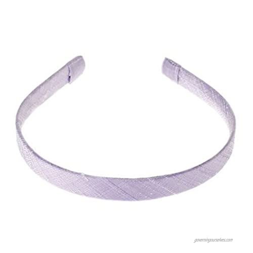 L. Erickson USA 1/2" Ultracomfort Headband - Silk Dupioni Viola