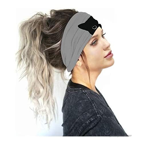 Sllrrka 4 Pack Women Headband Twisted Criss Cross Boho Head Wrap Hair Band for Yoga Sports