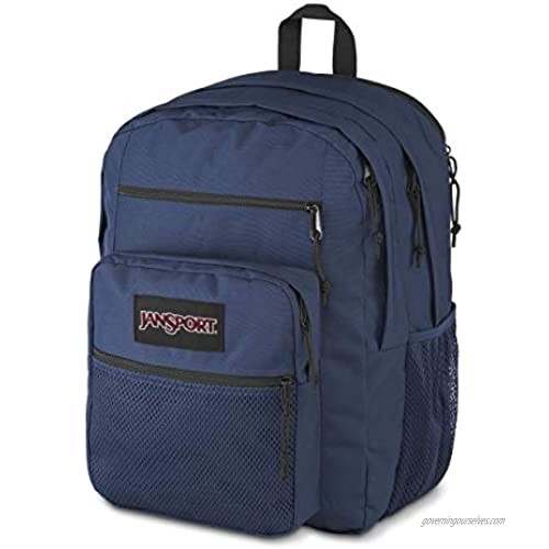 Jansport Big Campus Backpack - Lightweight 15-inch Laptop Bag Navy