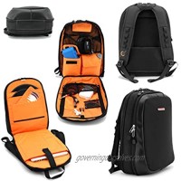 JetPack Slim Backpack for DVS  Mobile  or Club DJ Gig Set  Bag Carry Laptop  Stand  Tablet  Headphone  Vinyl Records  USB Mobile Devices  Needle Case  Cables  Microphone & More. TSA Compliant (Black)