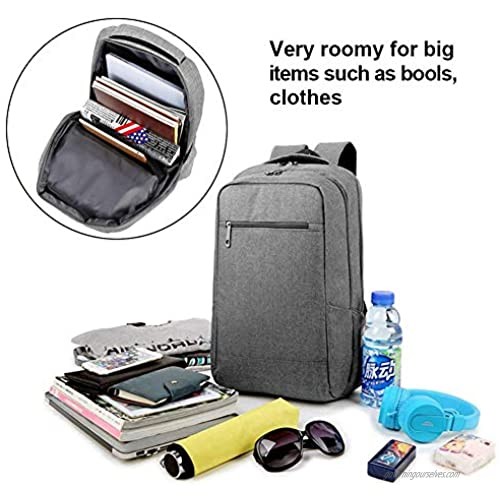 Laptop Backpack Winblo 15 15.6 Inch College Backpacks Lightweight Travel Daypack - Mauve Pink