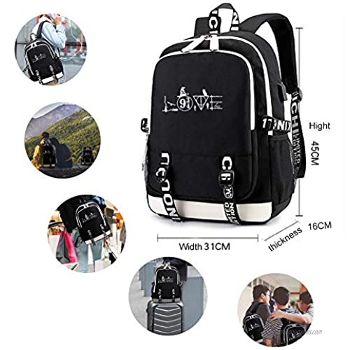 Love Quote Backpack Travel Bag-Business Laptop Backpack with USB Charging Port Elegant Casual Daypacks Outdoor Sports Shoulders Bag for Men Women Water Resistant Resistant Travelling Backpack Black