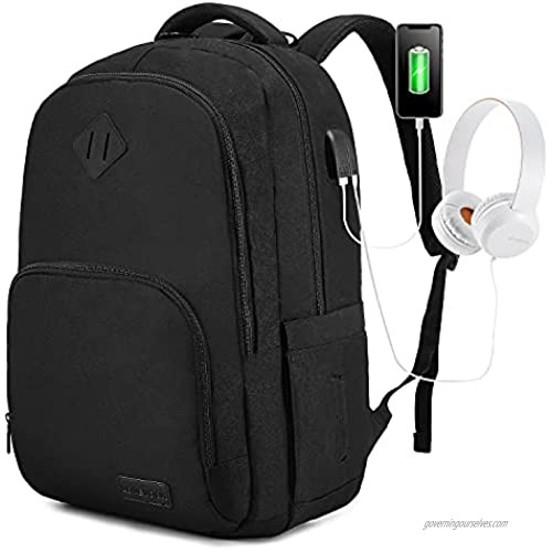 LOVEVOOK 17 Inch Laptop Backpack  Water Resistant Travel Backpacks for Women Men  College School Backpack Student Bookbag