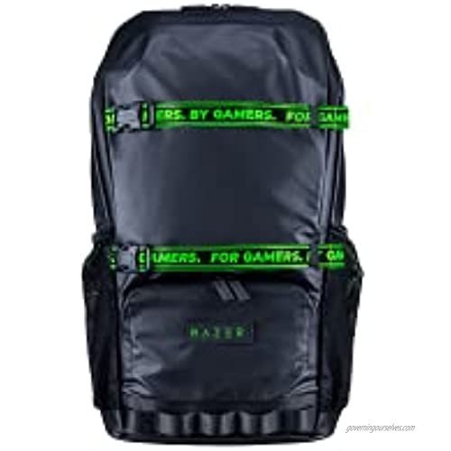 Razer Scout 15" Gaming Laptop Backpack: Lightweight Water and Abrasion-Resistant Build - Protective Interior w/Separate Compartments - Dedicated Padded Slot - Fits 15 inch Laptops - Classic Black