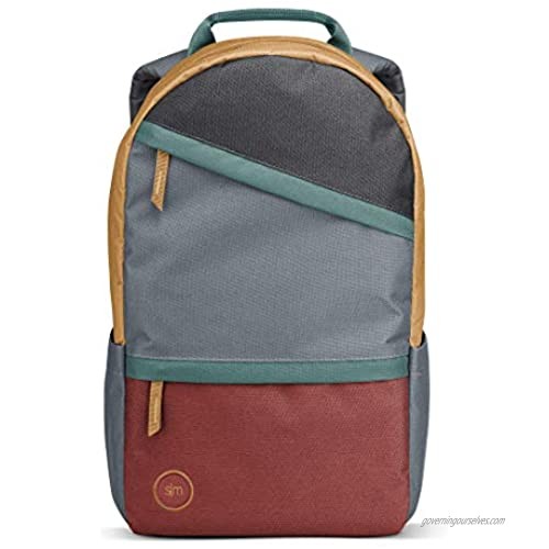 Simple Modern Legacy Backpack with Laptop Compartment Sleeve for Men Women Work School College Soho Retreat (Color Blocked) 25 Liter