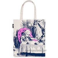 Out of Print Alice in Wonderland Tote Bag  15 X 17 Inches