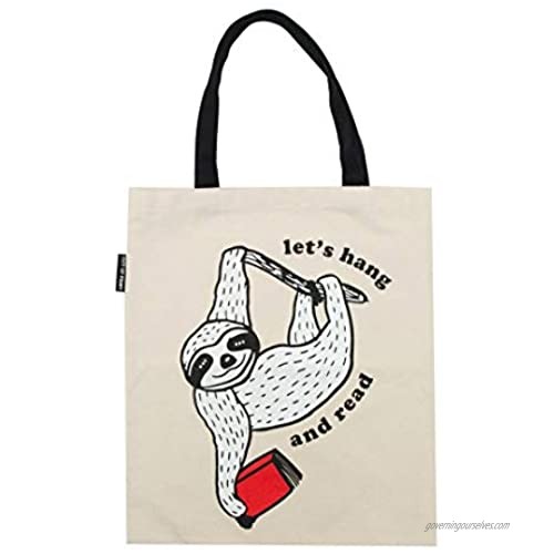 Out of Print Let's Hang and Read Tote Bag