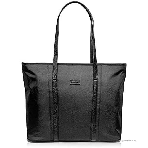 tomtoc Lightweight Laptop Tote Bag for Women Business Work College Travel Shop