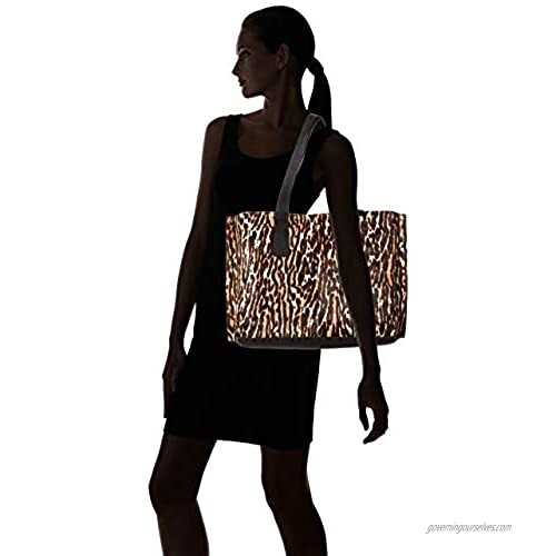 Vince Camuto womens Livy 1 Tote Snow Leopard Large US
