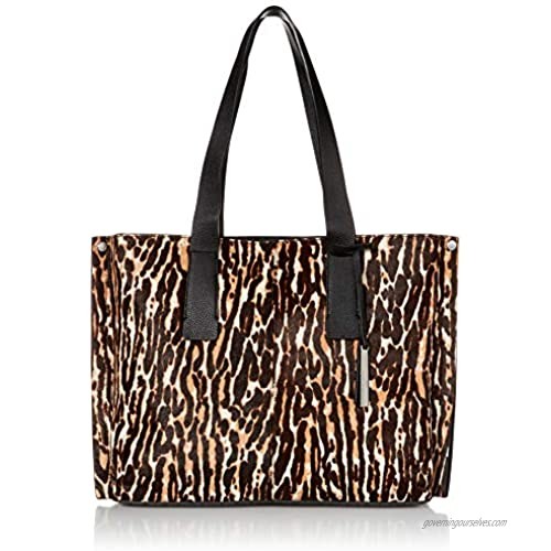 Vince Camuto womens Livy 1 Tote  Snow Leopard  Large US
