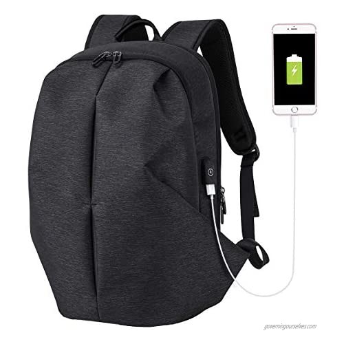 17 Inch Laptop Backpack Large Travel Bag with USB Charging Port and Earphone Hole for Travel/Business/College/Women/Men