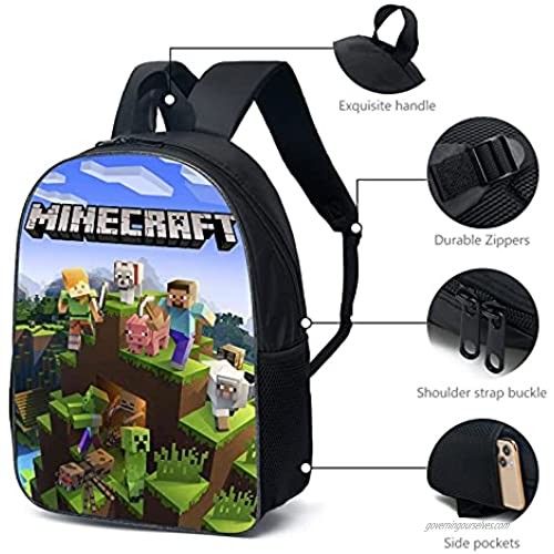 Backpack for Boys Girls Kids Student Bookbag Lightweight Durable Fashion Cooler Adults Laptop Bags Waterproof Teens Gamer Gifts for Shcool Outoor Hiking Office