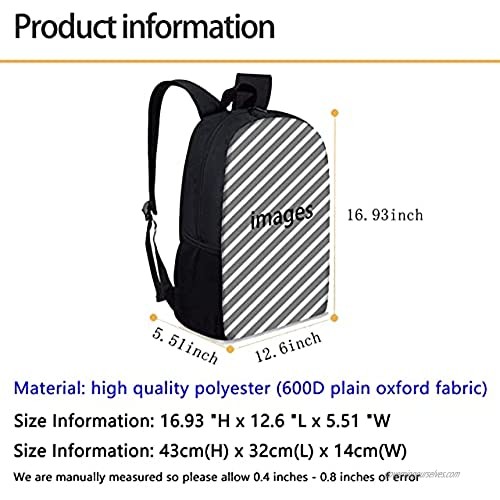 FNAF Backpack Multi-function Laptop Bag with Ergonomic Back Pad Durable Large BookBag