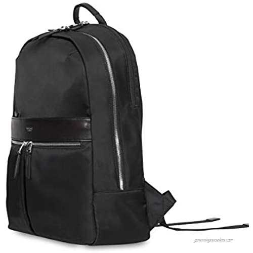 KNOMO Beauchamp XL Womens Laptop Backpack One Size Black/silver