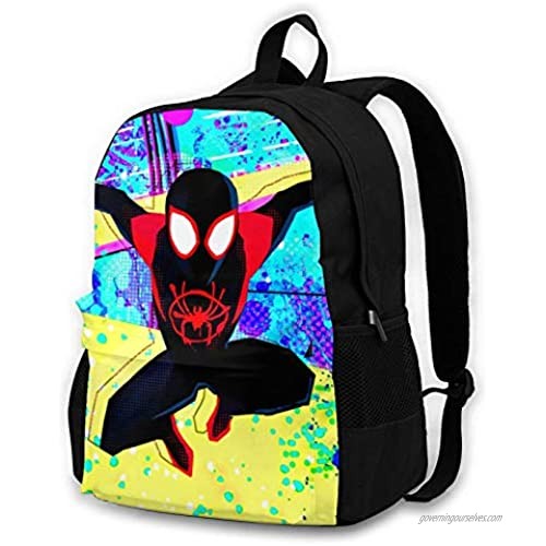 Miles Morales Spiderverse Backpack Travel School Laptop Backpack For Boys Girls College Students Suitable Teenagers Adults