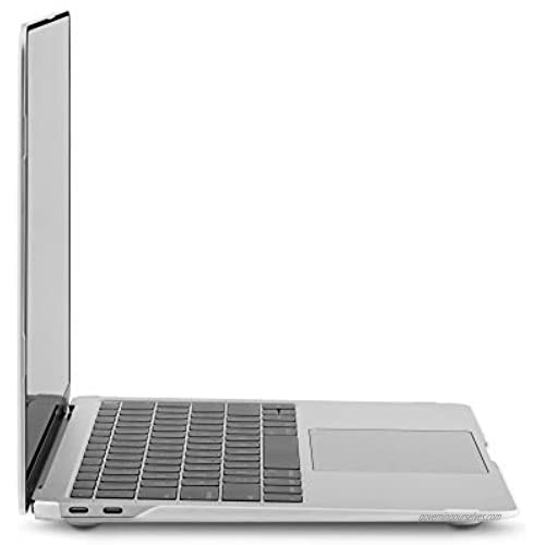 Moshi iGlaze Hardshell Case for MacBook Air 13 2020-2018 (Thunderbolt 3/USB-C) MacBook Cover Scratch Protection Easy Installation and Removal Good Heat Dissipation Stealth Clear