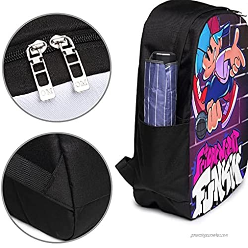 Ninestar Friday Night Funkin Backpack With Usb Laptop School Backpack Travel Bag 17in