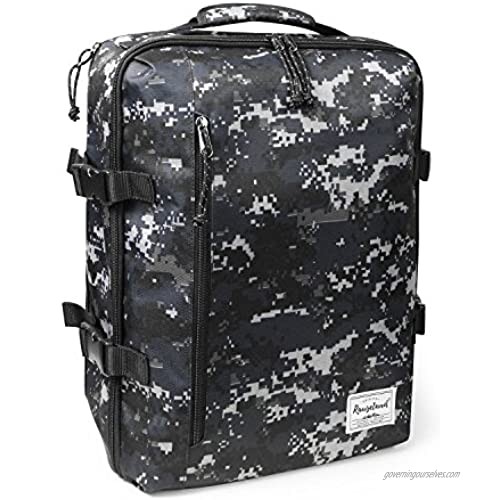 Rangeland Travel Backpack NEW 2021 21L Carry on Daypack Fits 15inch Laptop Notebook and Travel Accessories Meets IATA Flight Standards  Digi Camo