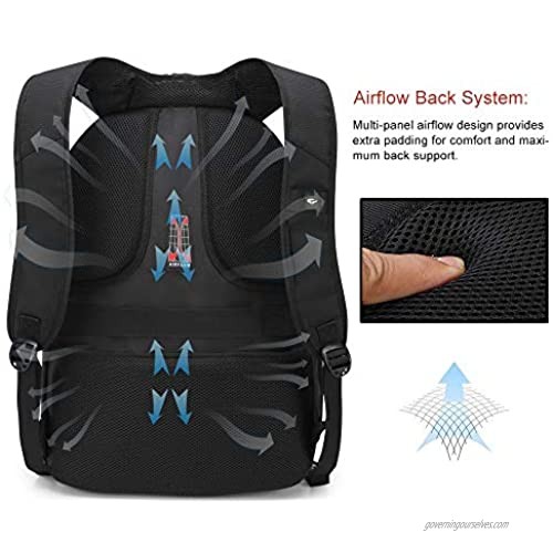 Travel TSA Friendly Laptop Backpack | Anti-Theft Bag with USB Charging Port and Combination Lock Waterproof - Fits Most 17.3 Inch Laptops and Tablets OAA28015173B