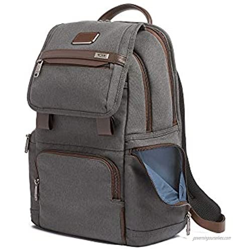 TUMI - Alpha 3 Flap Backpack - 15 Inch Computer Bag for Men and Women - Anthracite