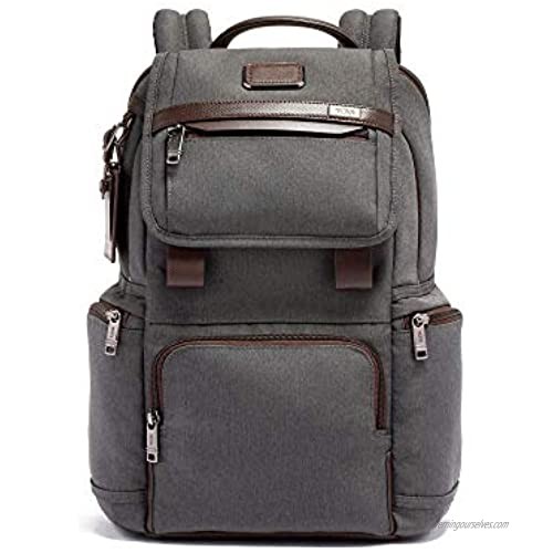 TUMI - Alpha 3 Flap Backpack - 15 Inch Computer Bag for Men and Women - Anthracite