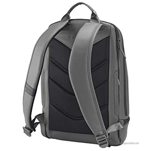 VESSEL Signature 2.0 Laptop Backpack for Men and Women (Grey Pebbled)