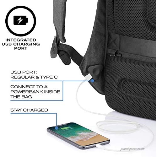 XD Design Bobby Pro Anti-Theft Backpack USB/Type C (Unisex Bag)