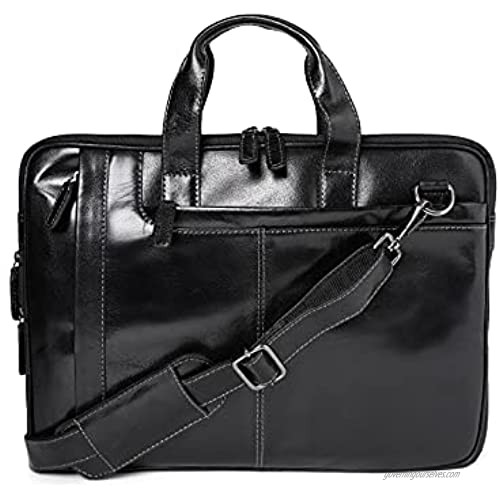 Elegante Centurio Unisex Handmade Genuine Leather Messenger Bag Laptop Briefcase Computer Satchel bag