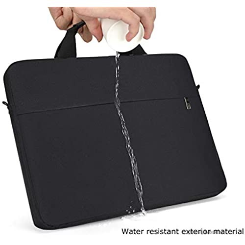 14-15 Inch Waterproof Laptop Case Sleeve for MacBook Pro 15 Inch A1990 A1770 Dell XPS 15 Acer HP Chromebook 14 HP Stream 14 Lenovo Thinkpad LG Gram 14 Toshiba Acer Dell Lenovo ASUS Laptop Bag Black