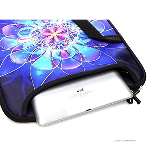 14-Inch Laptop Shoulder Bag Sleeve Case With Handle For 13 13.3 14 14.1 Netbook/Macbook Air Pro (Classic Blue)