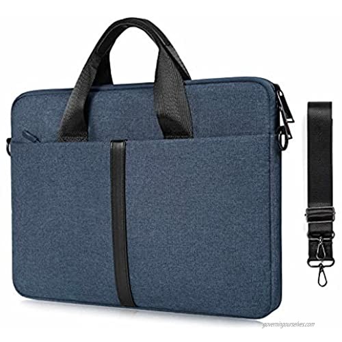 17 17.3 Inch Laptop Bag  Laptop Case with Shoulder Strap for Dell Inspiron 17 7000/Dell G7  HP Envy 17/HP Pavilion 17  Acer Predator 17  Lenovo Ideapad L340 Asus ROG  MSI GF75 Carrying Case(Blue)