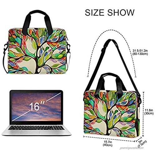 AHOMY Unisex Laptop Shoulder Bag Messenger Bag Case for 13-16 Inch Computer