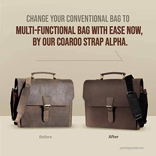 COAROO 5-Way Duffle Bag Strap Convertible | Backpack Straps Replacement | Bag Straps Replacement Crossbody | Crossbody Strap for Bag | Bag Strap Crossbody | Messenger Bag Strap | Shoulder Bag Strap