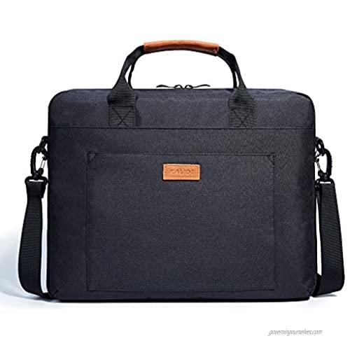 KALIDI Laptop Bag 15.6 Inch Notebook Briefcase Messenger Bag for Dell Alienware/MacBook/Lenovo/HP Travelling Business College and Office.