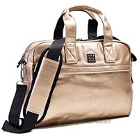 Laptop Backpack for Women - Stylish and Fashionable Rose Gold Computer and Messenger Bag Perfect for Work  Travel & Adventure