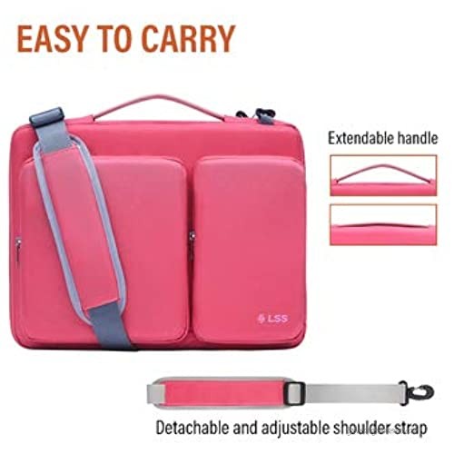 LSS Laptop Bag for Men/Women - Cool Stylish & Durable Shoulder Sleeve Bag for 12-12.9 Laptops - Includes Slip Resistant Shoulder Strap