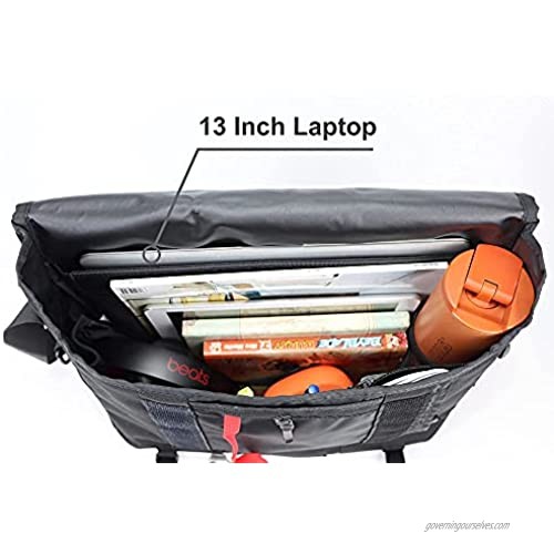 Raxus Tokyo Messenger Bag Shoulder Bag Water resistant Nylon 14L 13.3 Inch MacBook Pro Laptop Cross body SMZT-0807