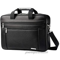 Samsonite Classic Business Perfect Fit Two Gusset Laptop Bag - 15.6" Black