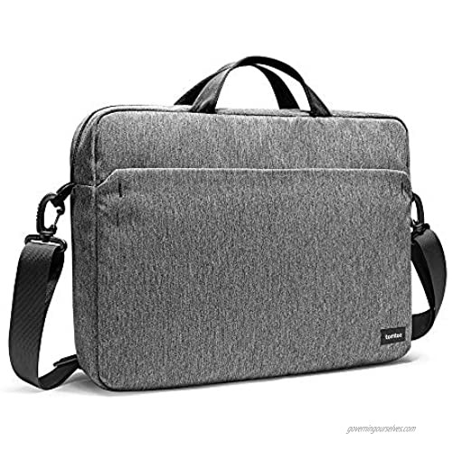 tomtoc Laptop Shoulder Bag for 13-inch MacBook Pro  MacBook Air  13.5 Inch Surface Book  Surface Laptop  Multi-Functional Organized Laptop Messenger Bag Briefcase for Surface Pro Dell XPS 13 ThinkPad