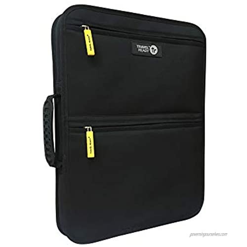 Travel Ready Laptop Bag For Your Hardcase Carry On Luggage. Carry Essentials including up to 14” laptop. Easily Straps on with Adjustable Belt to Your Cabin Bag